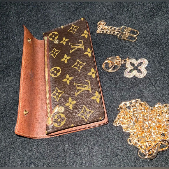 ✅AUTHENTIC LV ACCORDION LONG WALLET LOUIS VUITTON - Picture 6 of 14